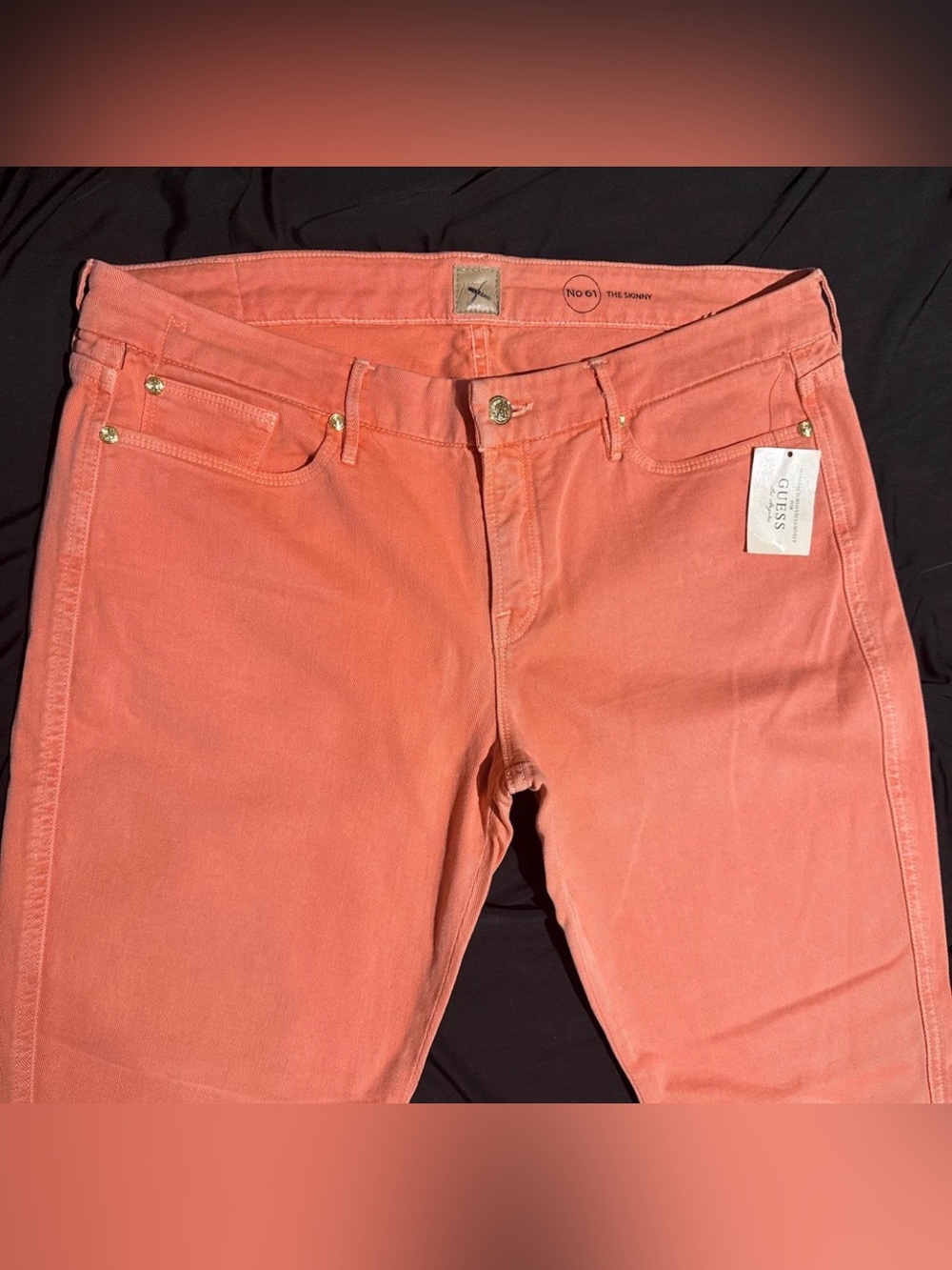 New Guess by Marciano The Skinny Jean No.61 – Orange Sun Faded Wash 0 26